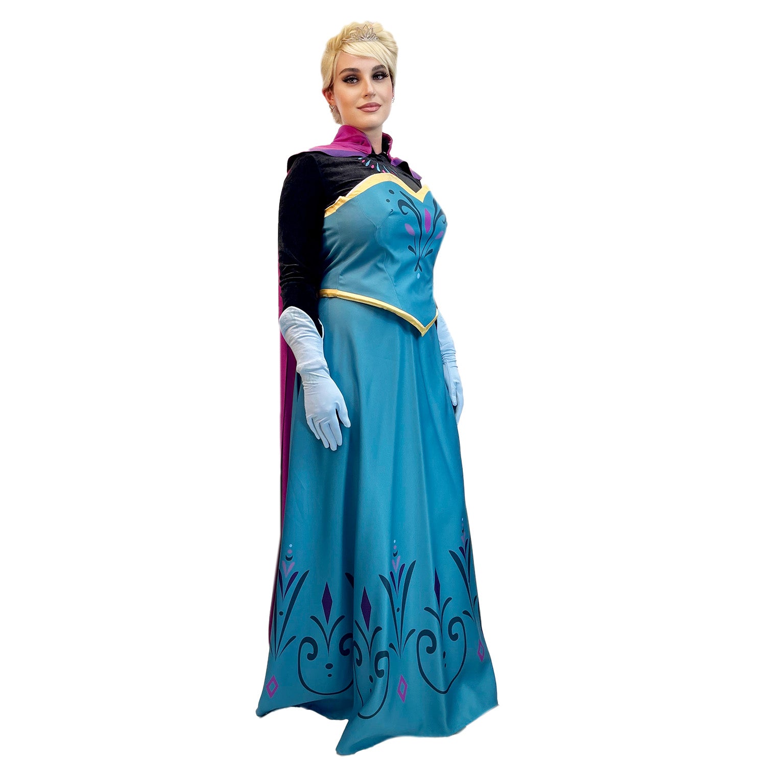 Adult Women's Elsa Dress Frozen Princess Cosplay Costume Party Fancy Dress  | eBay